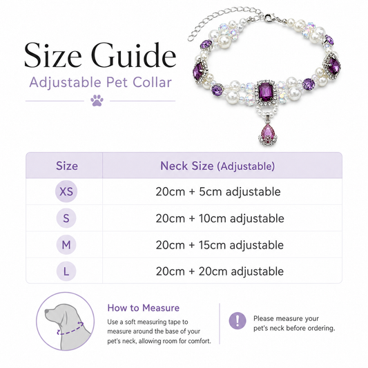 Princess Beaded Pet Collar — view 2