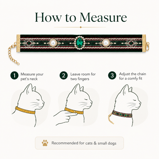 Retro Green Gem Pet Collar — view 2