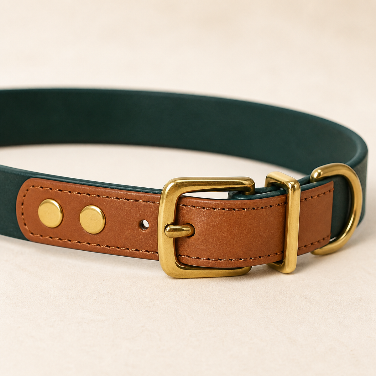 Meridian Dog Collar — Moss Reserve — view 3