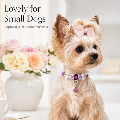 Princess Beaded Pet Collar — view 4