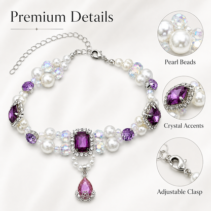 Princess Beaded Pet Collar — view 5