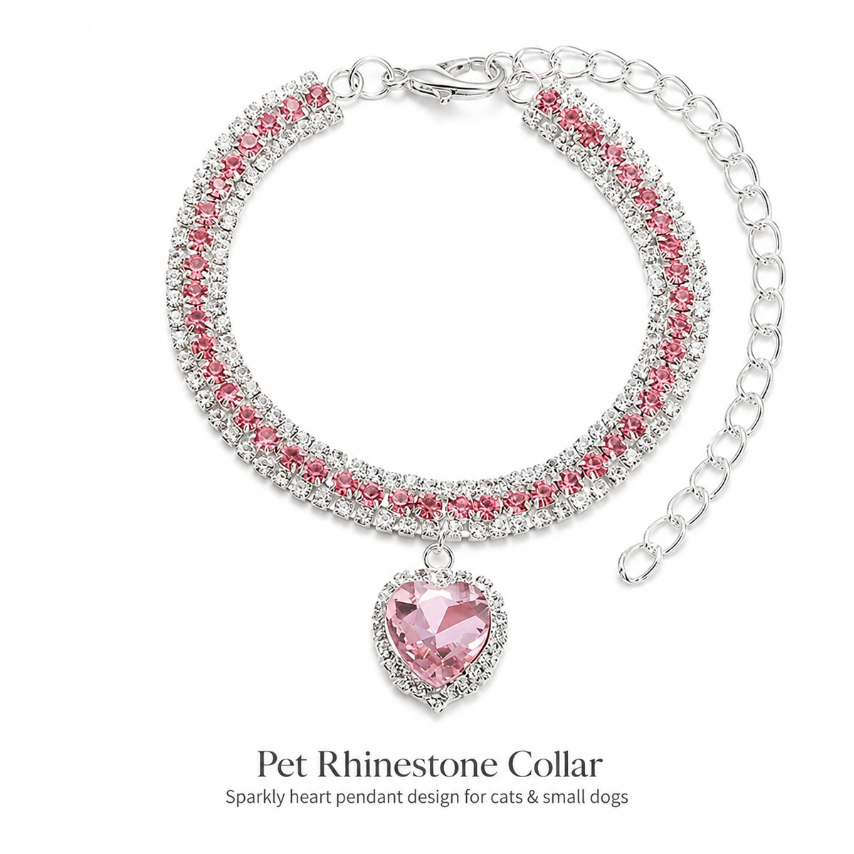 Princess Crystal Pet Necklace — view 8