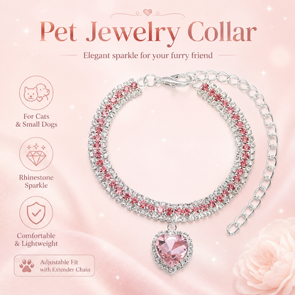 Princess Crystal Pet Necklace — view 6