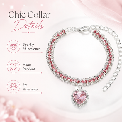 Princess Crystal Pet Necklace — view 7