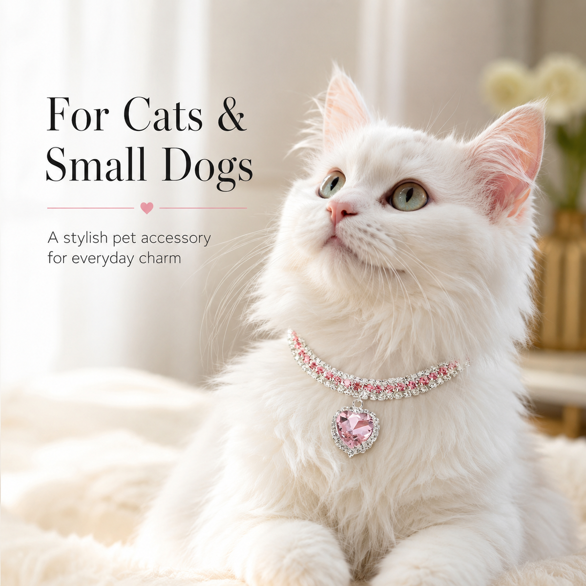 Princess Crystal Pet Necklace — view 4