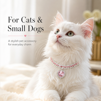 Princess Crystal Pet Necklace — view 4