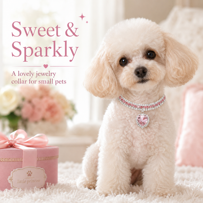 Princess Crystal Pet Necklace — view 5