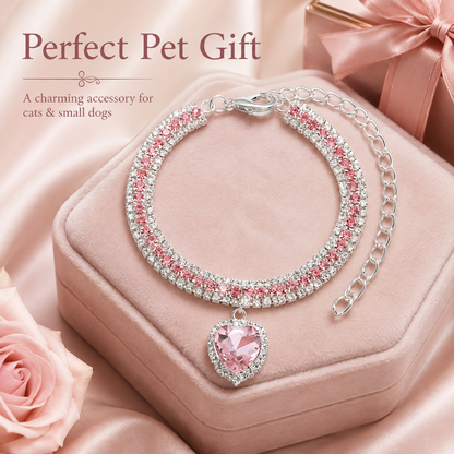Princess Crystal Pet Necklace — view 3