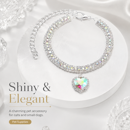 Sparkling Rhinestone Pet Necklace — view 7