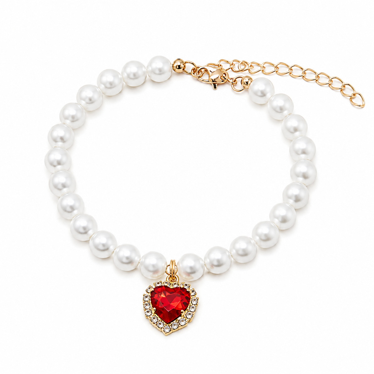 Elegant Beaded Pet Necklace — view 8