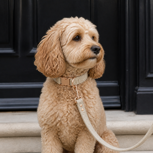 Nordic Dune Woven Collar & Leash Set — view 2